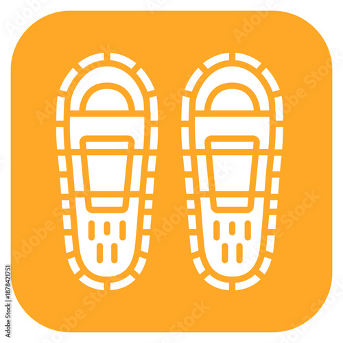 Snow Shoes icon vector image. Can be used for Ski Resort.