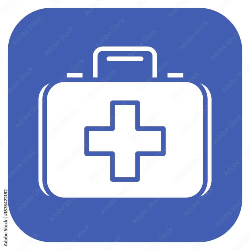 Fototapeta premium First Aid Kit icon vector image. Can be used for Shooting.