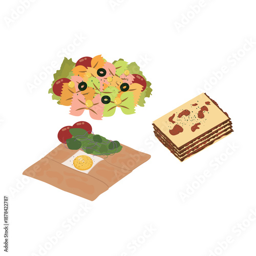 음식 모음5(음식+파스타+채소+고기+빵)