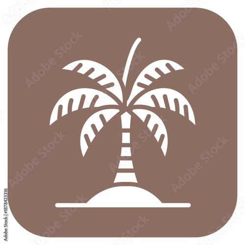Tropical icon vector image. Can be used for Rainforest.