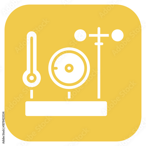 Weather Station icon vector image. Can be used for Global Warming.