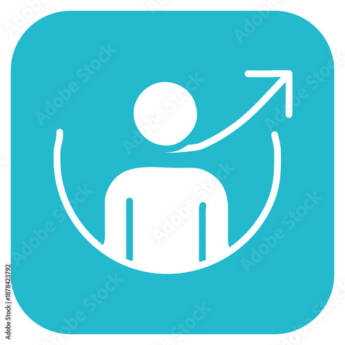 Resilience icon vector image. Can be used for Crisis Mangement.