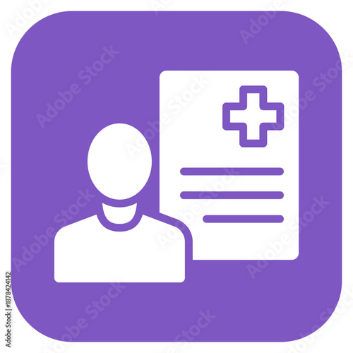 Patient Admission icon vector image. Can be used for Nursing.