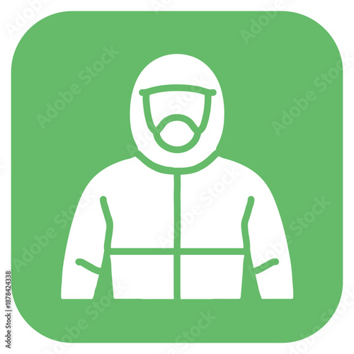 Hazmat Team icon vector image. Can be used for Public Services.