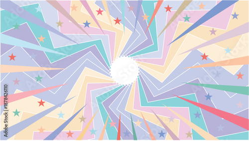 太陽　スクリーントーン　パステル　背景