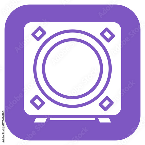 Drink Coaster icon vector image. Can be used for Bar.