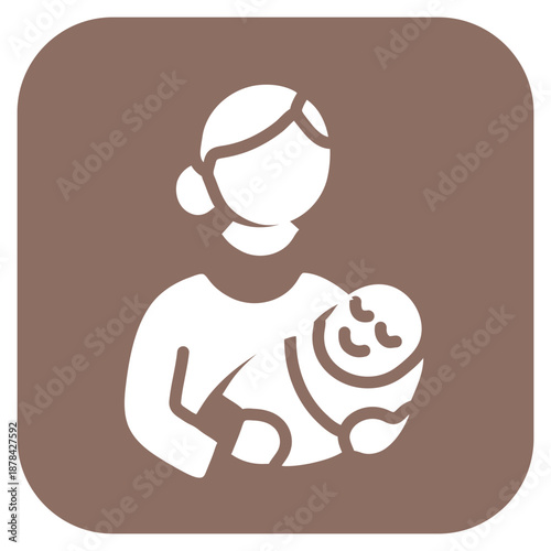 Postnatal Care icon vector image. Can be used for Maternity.