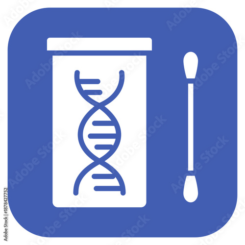 DNA Test Kit icon vector image. Can be used for Crime Investigation.