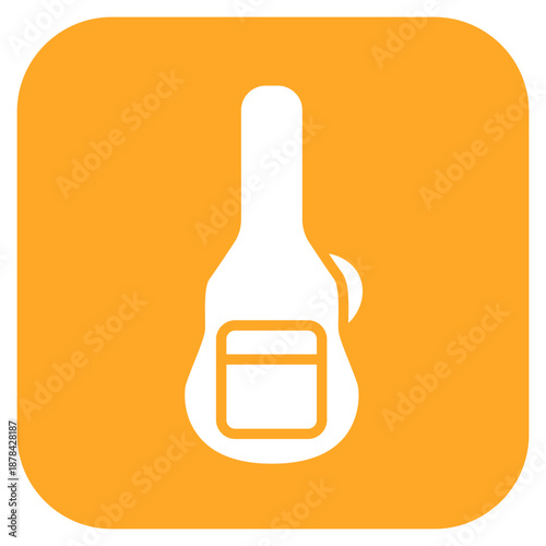 Gig Bag icon vector image. Can be used for Artist Studio.