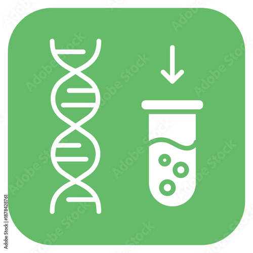 DNA Extraction icon vector image. Can be used for Archeology.