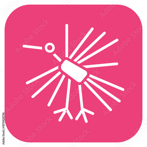 Geoglyph icon vector image. Can be used for Archeology.