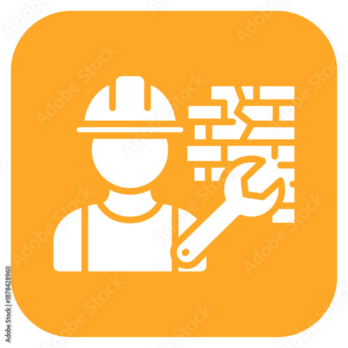 Restoration Work icon vector image. Can be used for Archeology.