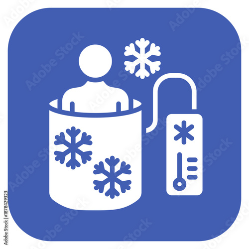 Cryotherapy icon vector image. Can be used for Dermatology.