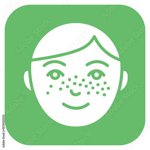 Freckles icon vector image. Can be used for Dermatology.