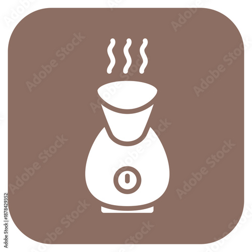 Facial Steamer icon vector image. Can be used for Dermatology.