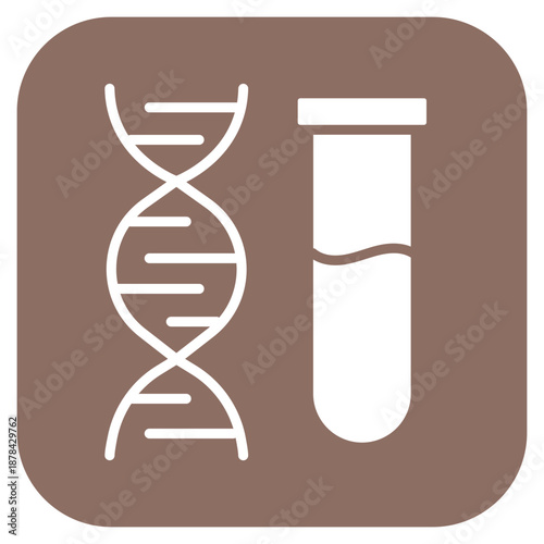 DNA Test icon vector image. Can be used for Tuberculosis.