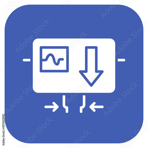 Negative Pressure icon vector image. Can be used for Tuberculosis.