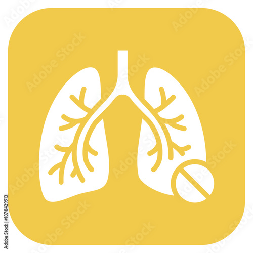 Latent TB icon vector image. Can be used for Tuberculosis.