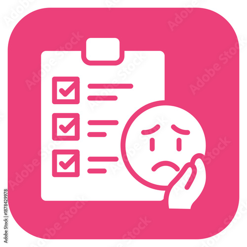 Symptom Chart icon vector image. Can be used for Tuberculosis.