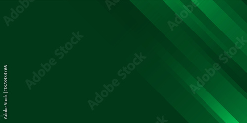 Abstract Vector Geometric Green Background with Diagonal Lines and Gradient. Can Be Used for Cover Design, Poster and Advertising. modern design