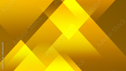 Radiant golden and yellow abstract background featuring overlapping geometric diamond shapes that create a warm and prestigious atmosphere