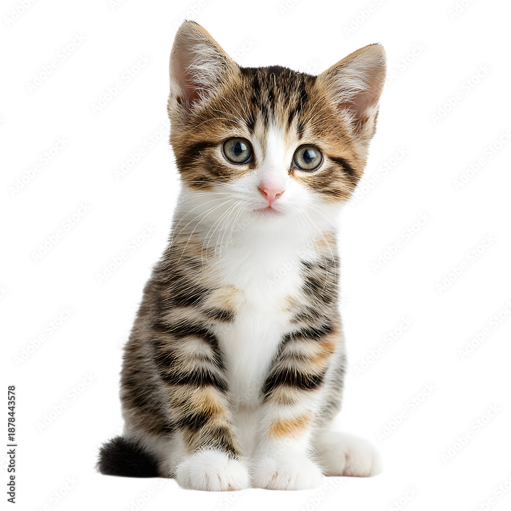 Obraz premium Cat isolated on transparent or white background 