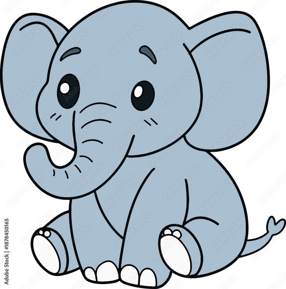 Naklejka premium elephant