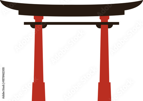 Chinese Gate Illustration