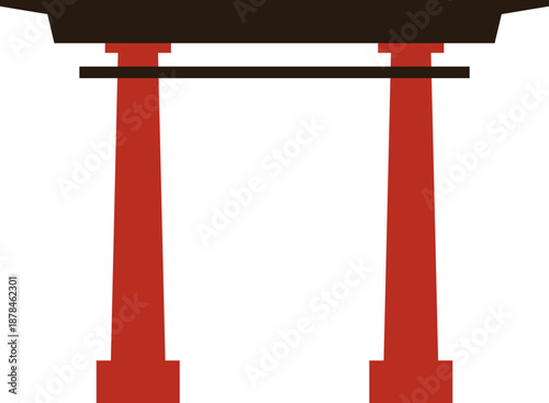 Chinese Gate Illustration