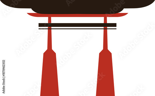 Chinese Gate Illustration