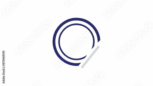 Magnifying glass icon symbol.