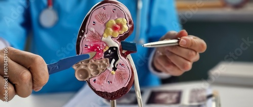 Photos Kidney and adrenal surgery is a medical surgical operation