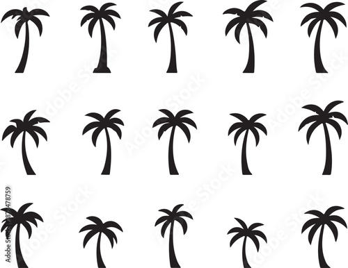  palm trees silhouette, palm tree silhouettes, palm trees silhouettes, palm, tree, beach, nature, summer, vector, silhouette, island, sun, illustration, leaf, palm tree, palmtree, leaves, design, plan