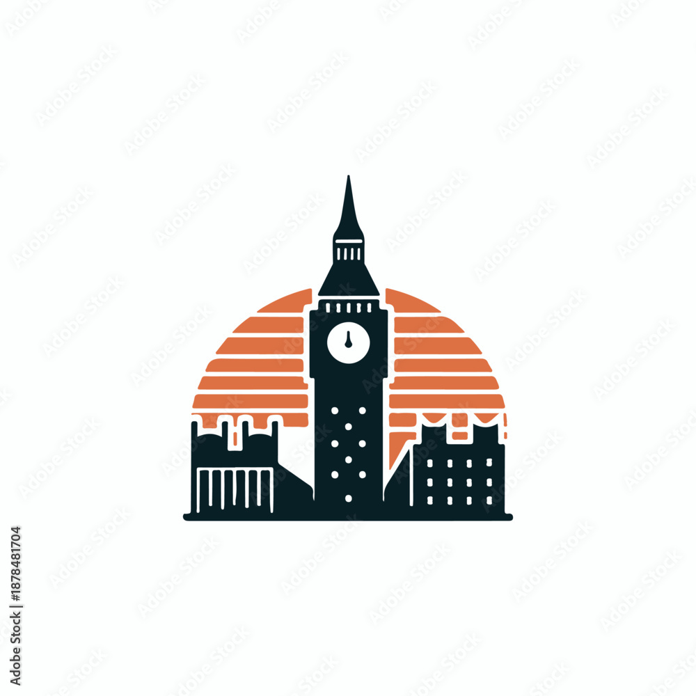 Fototapeta premium Big Ben Logo