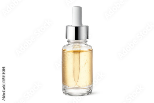 Serum oil dropper bottle for cosmetic skincare product