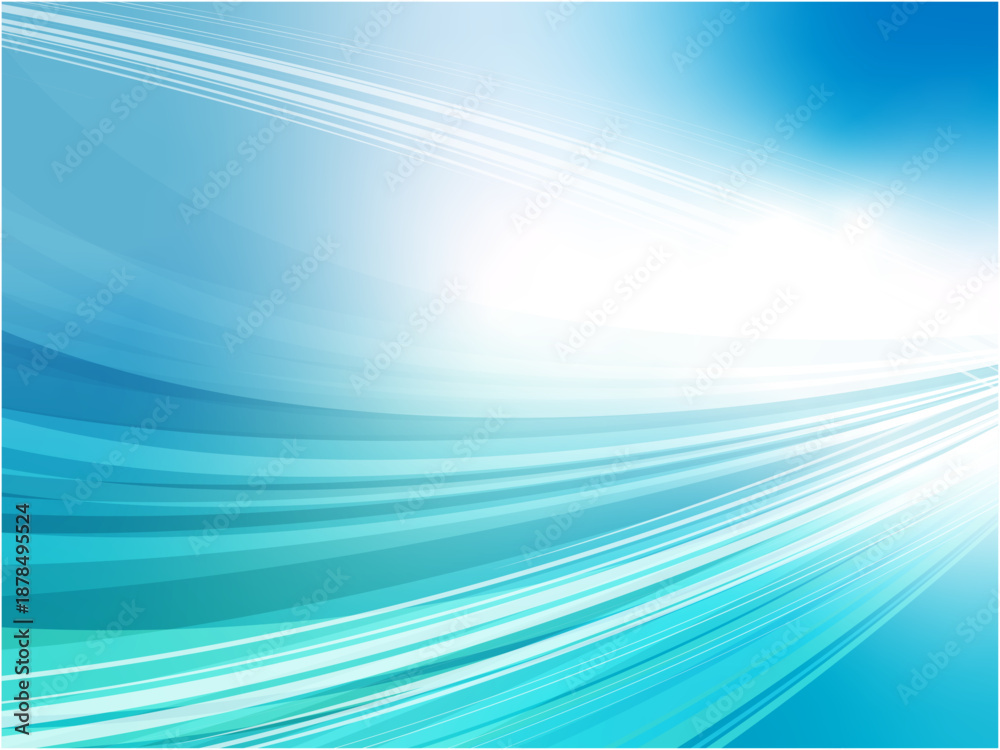 custom made wallpaper toronto digitalClean and Futuristic Blue Curved Line Abstract Design