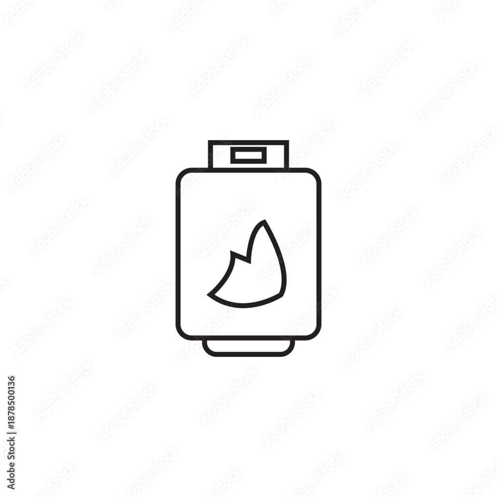 Obraz premium gas icon