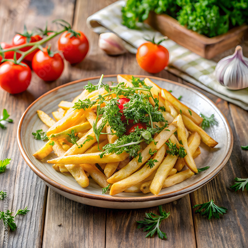 French fries delight a crispy treat