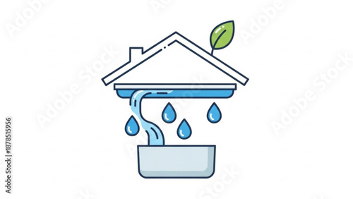 Rainwater harvesting system for eco friendly homes