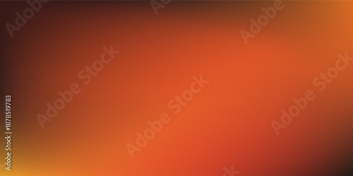 Bright art orange gradient background enhanced with noise texture, perfect for creating vibrant banners or backdrops simple abstract