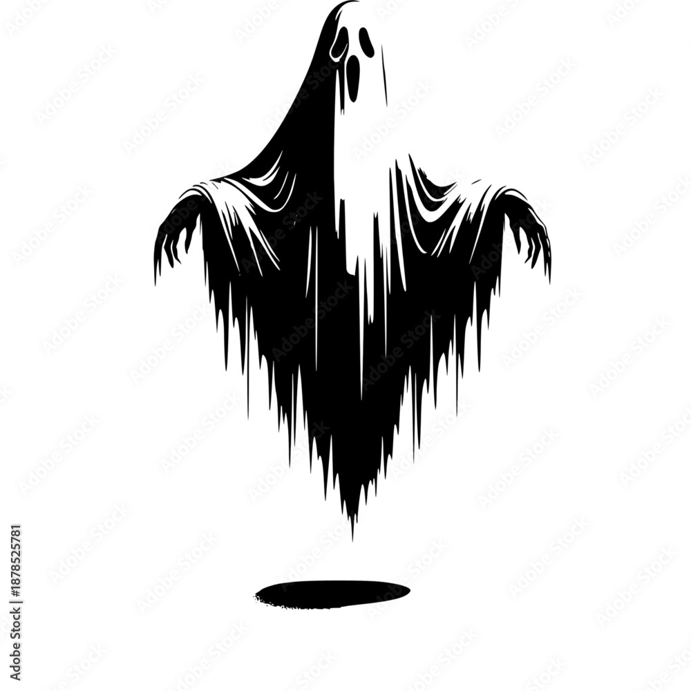 Obraz premium Ghost with Spooky 