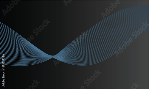 Artistic abstract motion waves creating seamless elegance