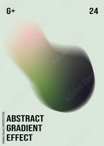 Glowing light green wavy abstract gradient background with grainy grunge noise texture. best for poster background design.