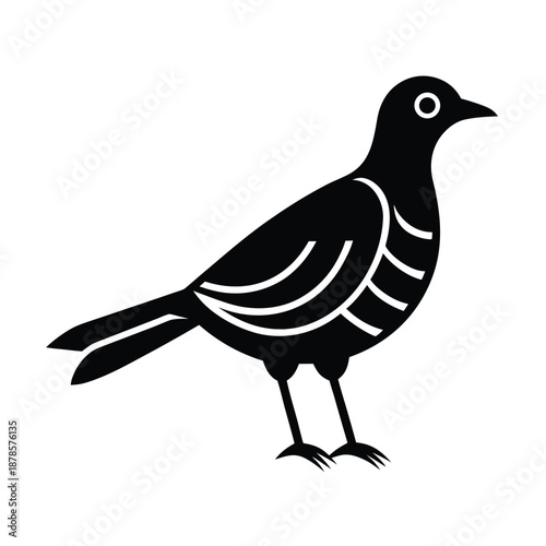 Togolese Bird Wildlife Symbol