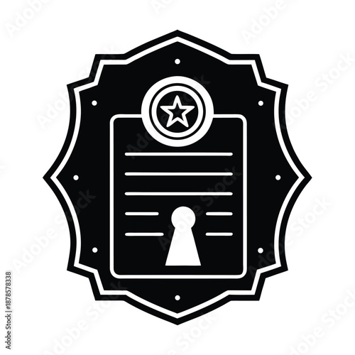 Top Secret Blueprint Concept Icon