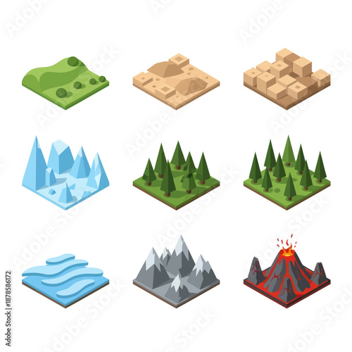 Collection of 3D Landscapes and Terrain Models.
