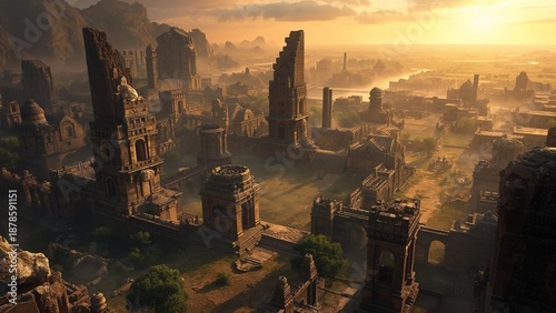 ruins of an ancient city