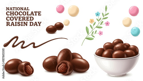 Celebrating National Chocolate Covered Raisin Day with Sweet Treats.