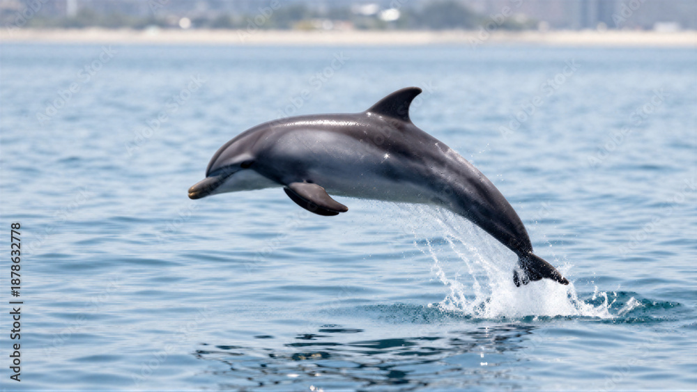 Obraz premium Dolphins in the ocean