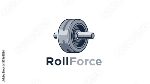 Metal Ball Bearing with Shaft Component.